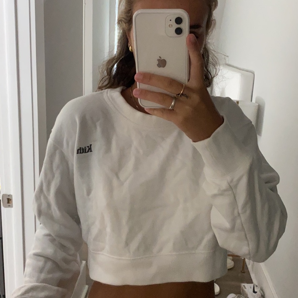 KITH cropped crewneck